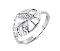 Charming Leaf Silver Rings NSR-2202